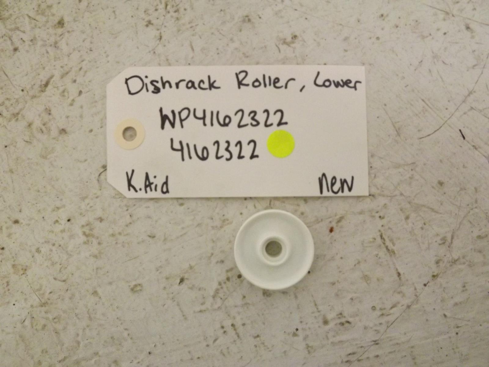 KitchenAid Dishwasher WP4162322 4162322 Lower Dishrack Roller New KitchenAid Dishwasher WP4162322 4162322 Lower Dishrack Roller New